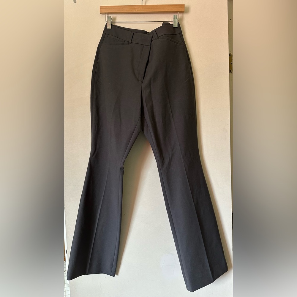 White House Black Market Gray Slim Boot Pants